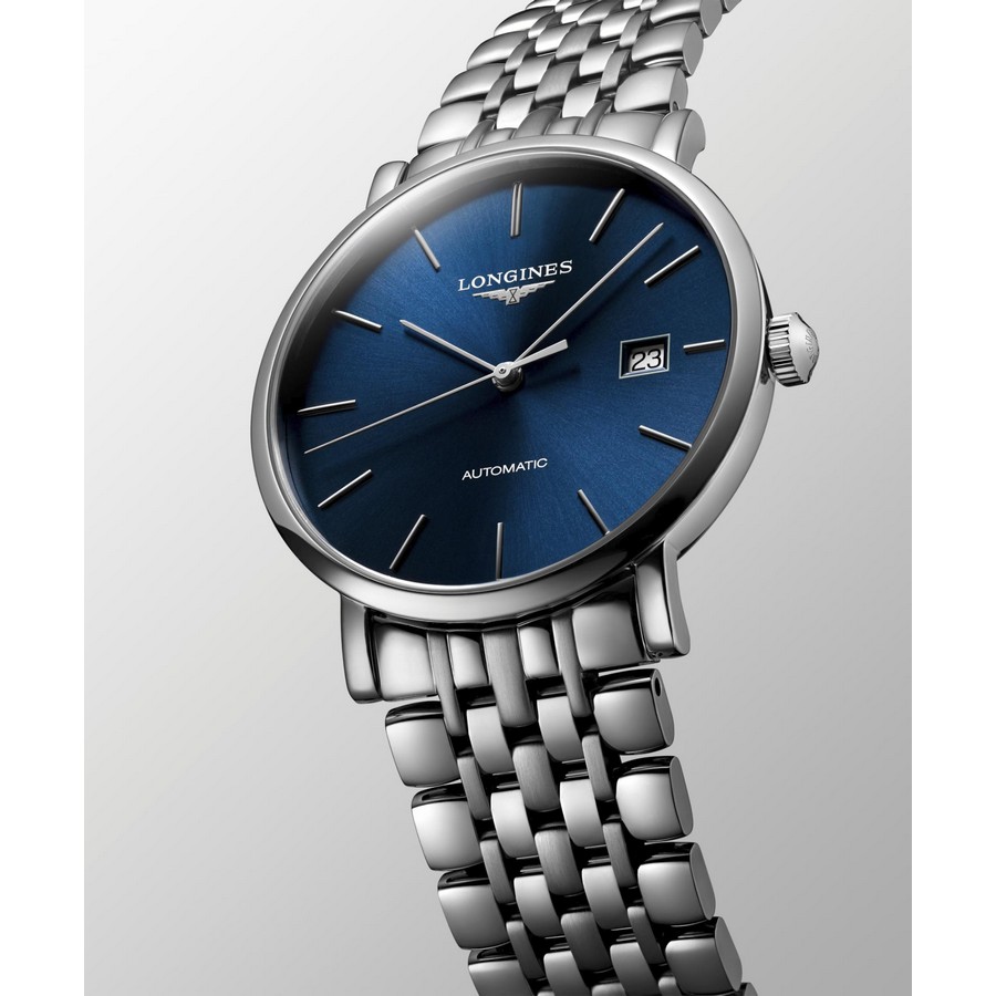 Đồng Hồ Longines The Longines Elegant Collection Nam 39mm Xanh Xám